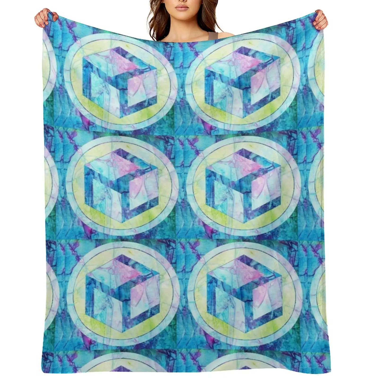 

Antahkarana - Meditation Throw Blanket Luxury Designer Bed covers Moving For Sofa Thin Blankets