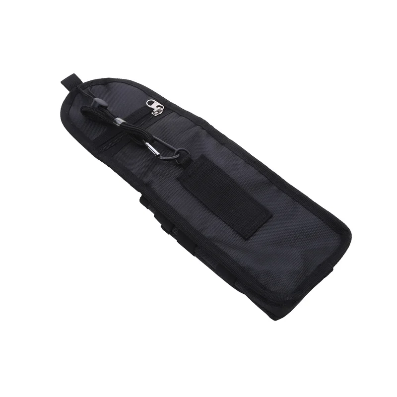 Men\'s Flip Waist Bag Men Casual Solid Color Pen Phone Insertion Waist Hanging Belt Loop Pouch Large Capacity Walle