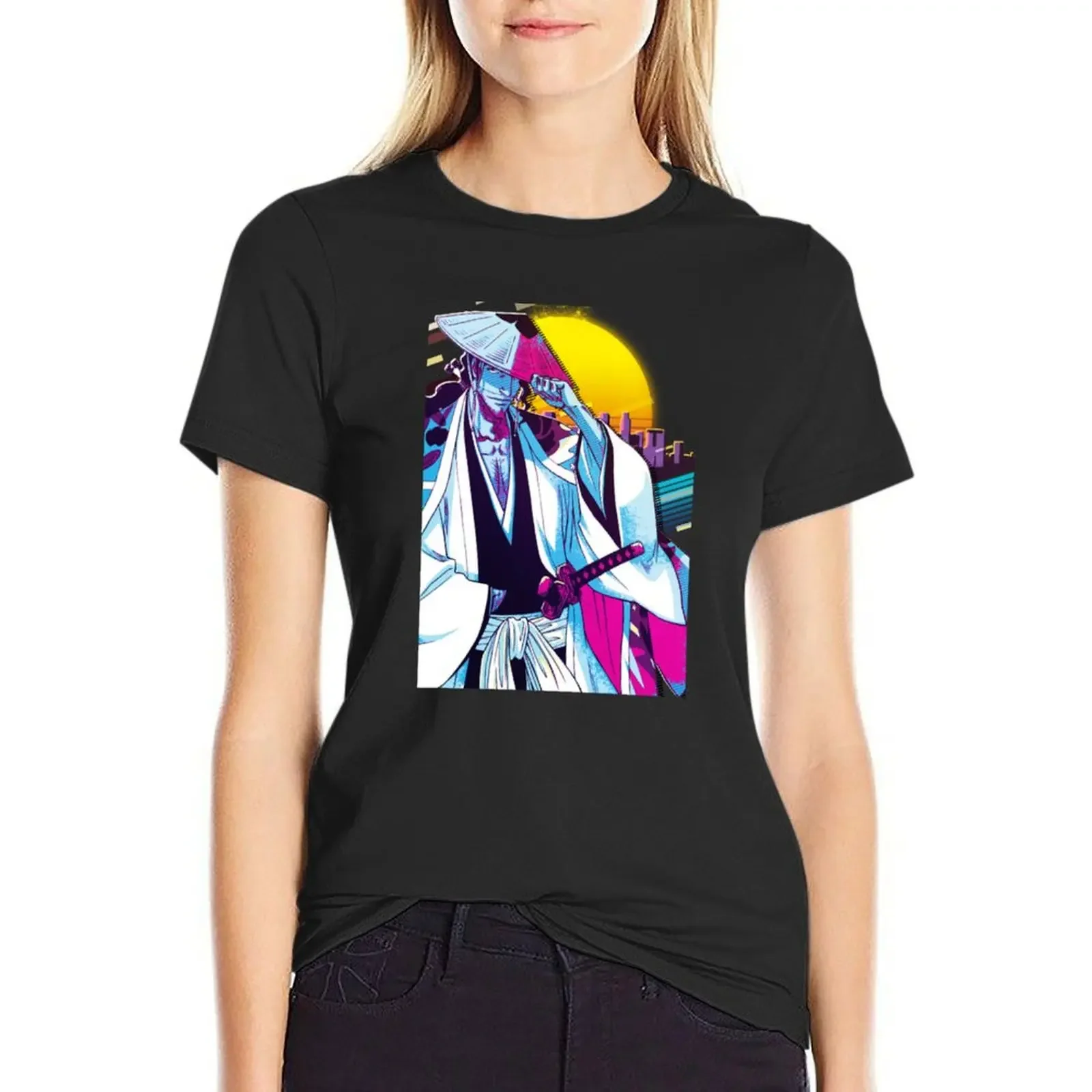 

Shunsui Kyoraku T-Shirt sports fans aesthetic clothes quick drying vintage Top Women