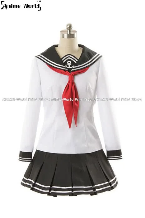 《Custom Size》Anime Kantai Collection Cosplay Costume Custom Destroyers Akatsuki Hibiki Female Uniform