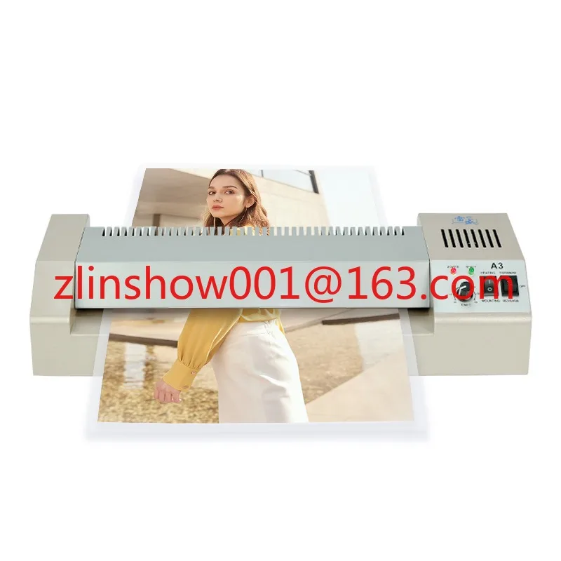 

Factory Photo Lamination Machine LM-320 Hot Cold 4 Rolls Pouch Film A3 A4 Photo Laminating Machine