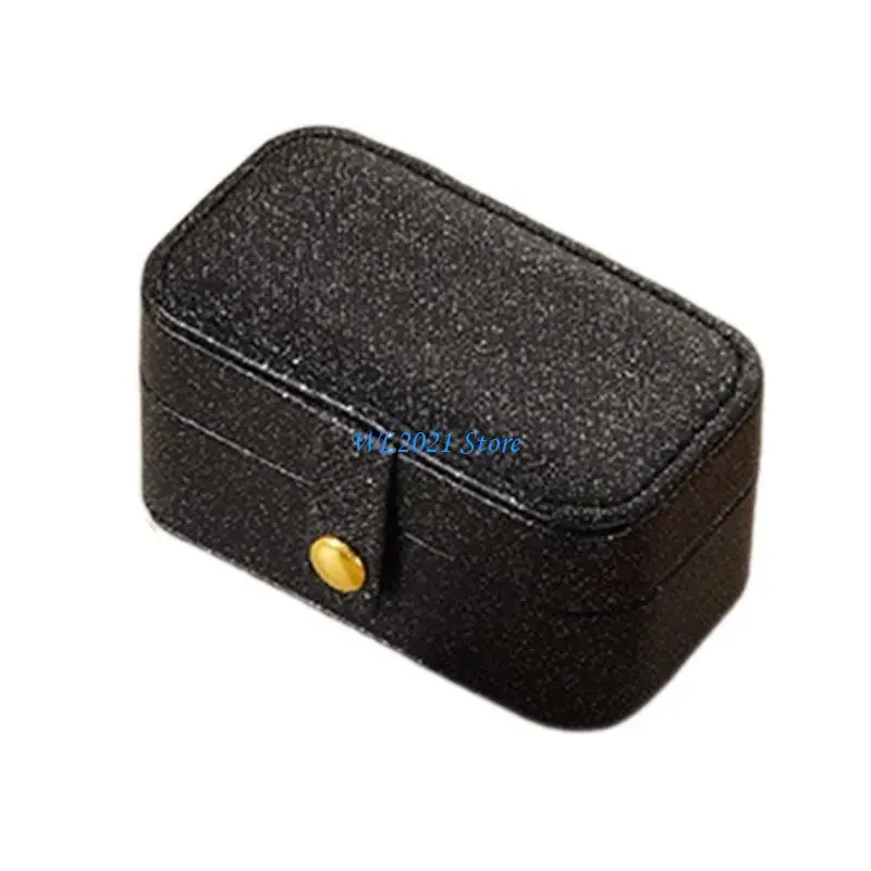 G5GC High-End-Schmuckstaierbox-Ringe Anhänger Ohrring Box Travel Tragbare PU Box