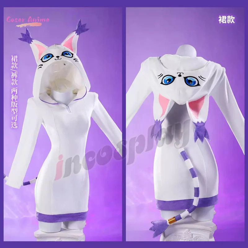 

Game Digimon Black Tailmon Cosplay Costume Uniform Halloween Carnival Party Christmas Play Role Clothes Clothing