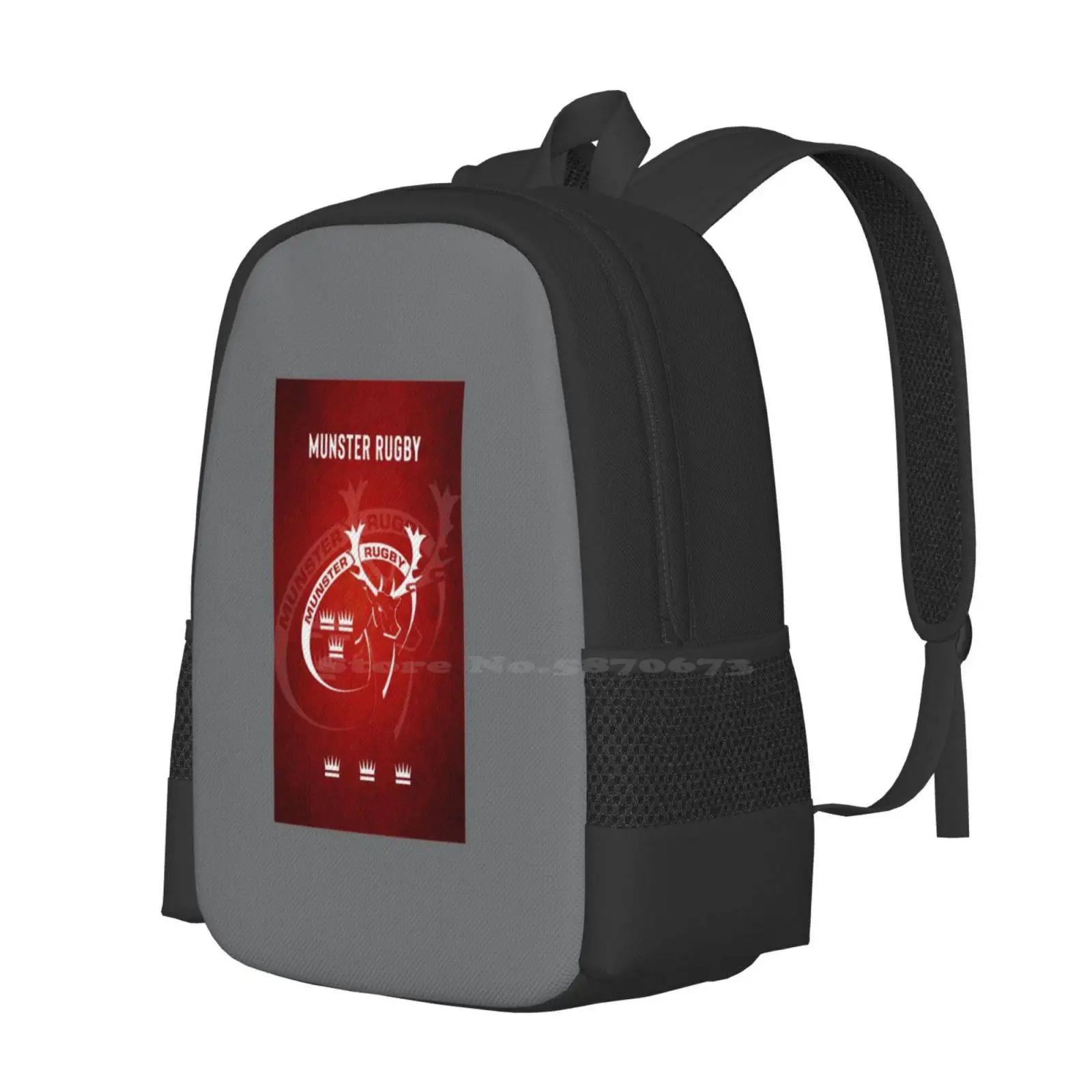 Munster Rugby Hot Sale Schoolbag Backpack Fashion Bags Munster Rugby Leinster Ulster Football Sports Rugby Union Rugbyirl2020