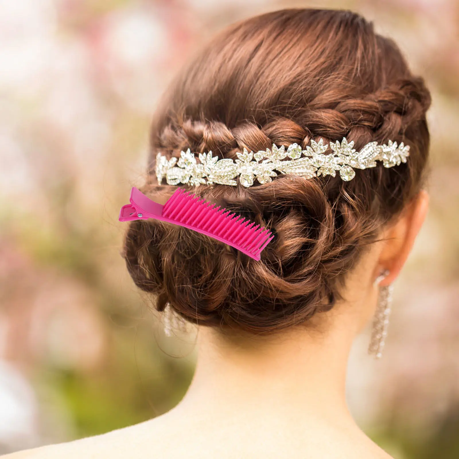 

1Pcs Plastic Layered Hairdressing Bang Sectioning Clip Multi-Purpose Styling Clamp Salon Home Use Travel Salon Bang Clip