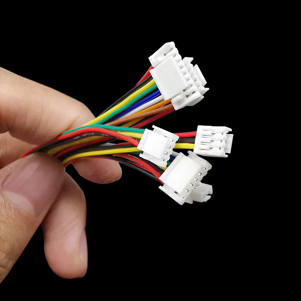 10Pcs Micro JST GH 1.25mm Pitch Female Connector 2/3/4/5/6/7/8/9/10Pin Plug Single/Double-ended Wire Cable Connectors 15CM 28AWG view 3