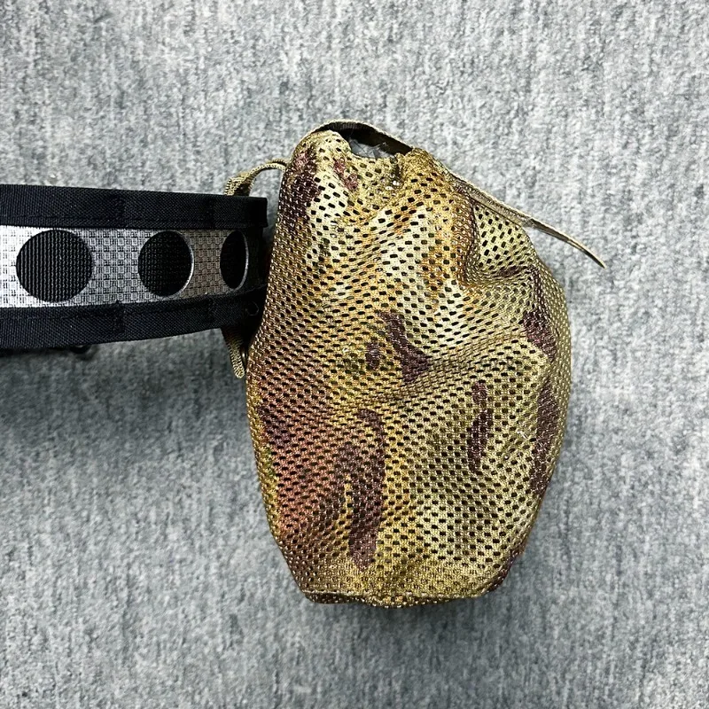 Taktische Folding Dump Pouch Kordelzug Magazin Utility Pouch Mesh Taille Tasche Roll Up Faltbare Recovery Tool Pack EDC Lagerung Tasche – Detail 12