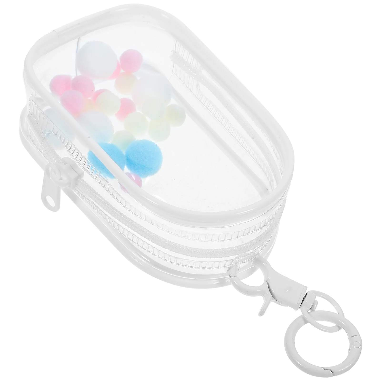 Transparent Storage Bag for Mini Clear Hanging Portable Display Pouch The Tote