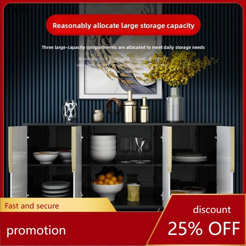 

HXL Light Luxury Sideboard Cabinet Living Room Partition Entrance Storage Cabinet High-end Shoe Cabinet