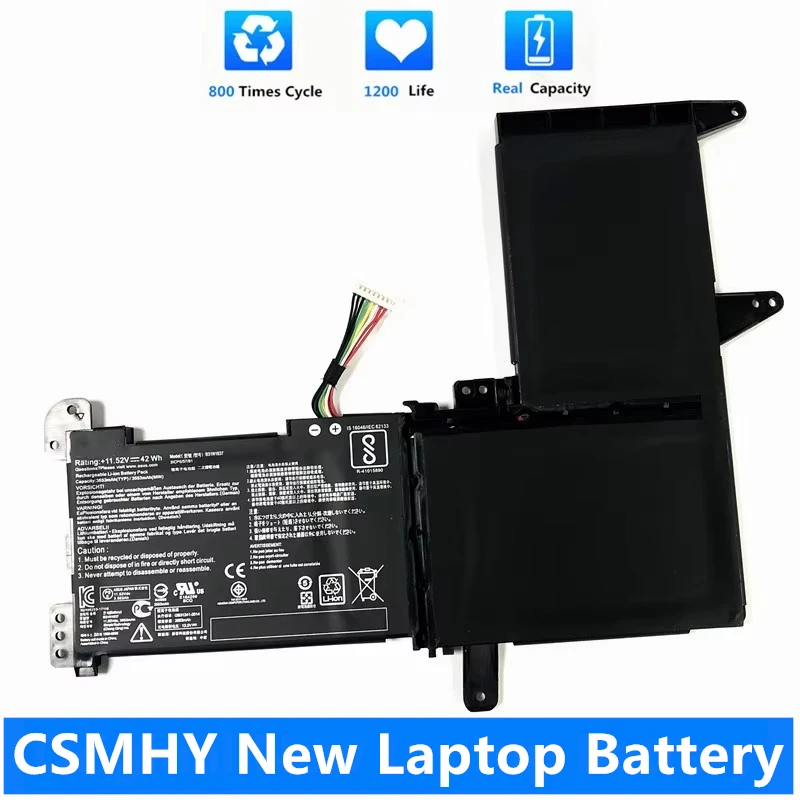 

Оригинальный аккумулятор CSMHY B31N1637 для ASUS X510 X510UA X510UF X510UQ VivoBook S15 S510UA S510UQ S510UN S510UR F510UA F510UQ