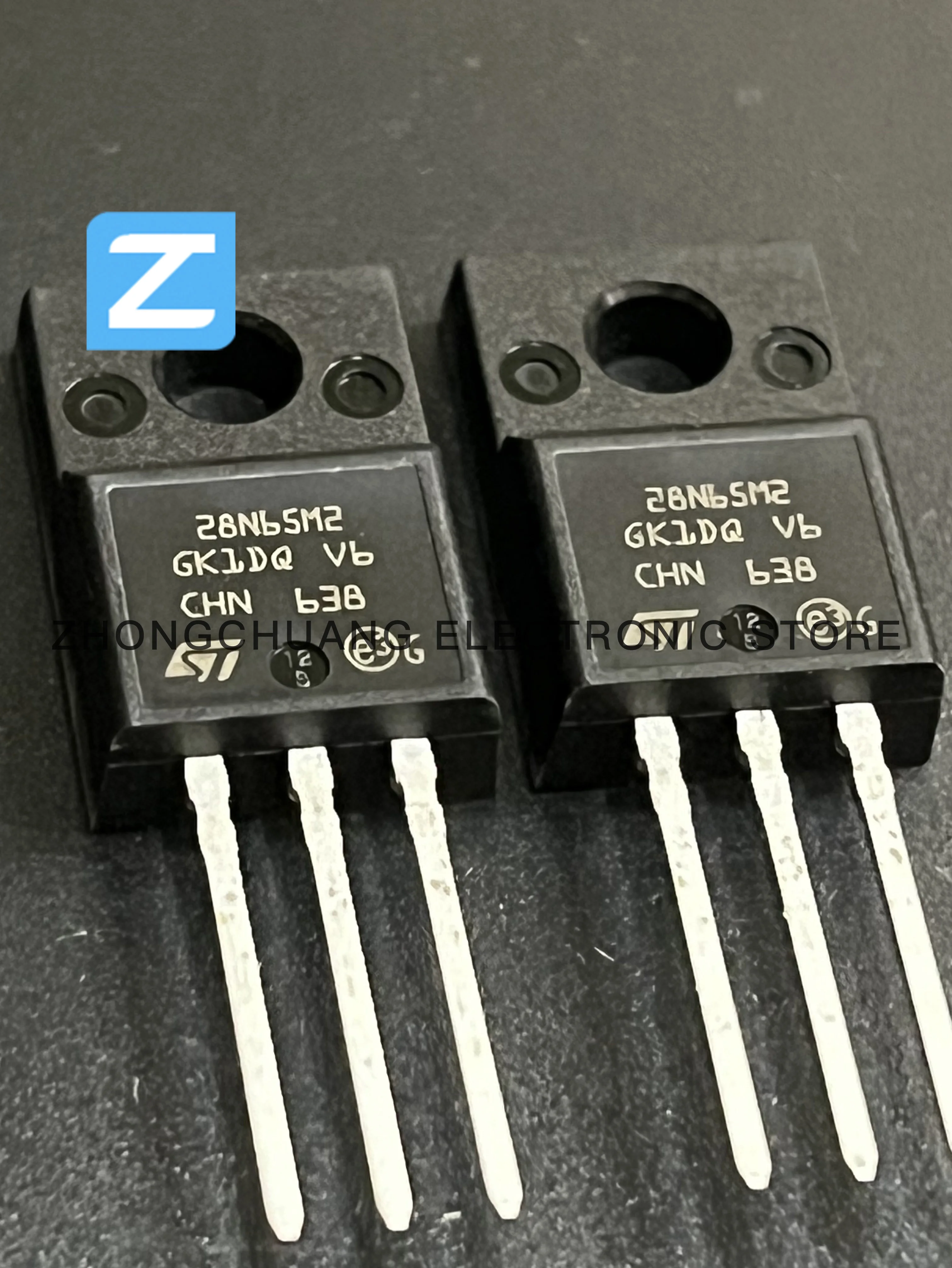 1-10 sztuk STFU28N65M2 28N65M2 TO-220F 650V 20A N-kanałowy MOSFET nowy oryginał