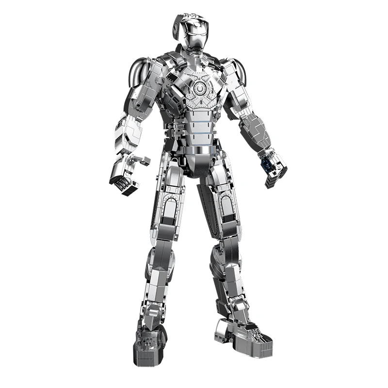 Classic Marvel Superhero Iron Man Mark II 7 Movie Action Figure Ironman Tony Stark MK2 Model Building Block Children\'s Toy Gifts