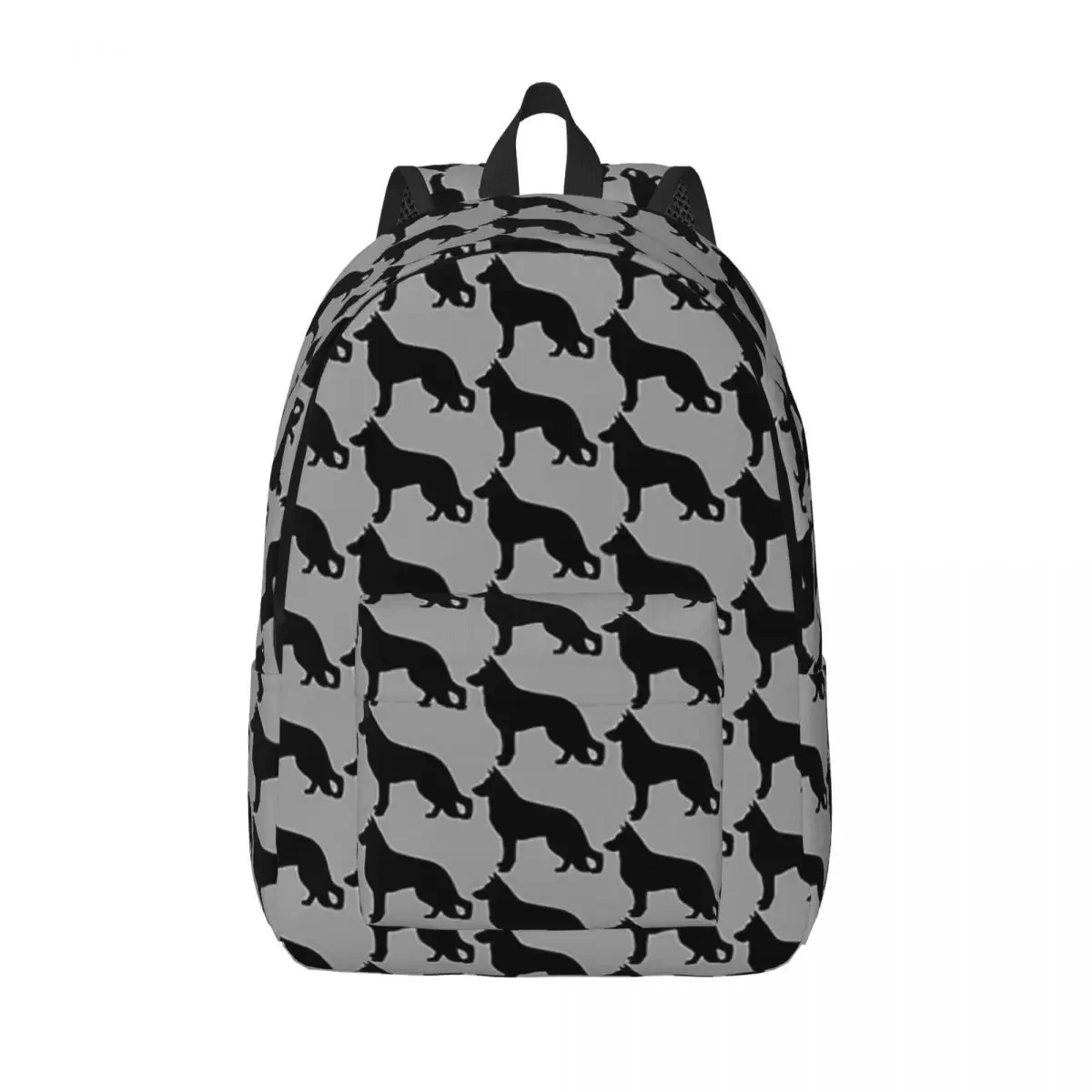 German Shepherd Dog Backpack for Men Women Casual High School Business Daypack Dog Cute Animal Laptop Canvas Bags Outdoor