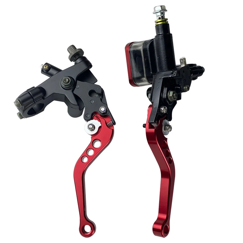 Motorcycle Brake Pump  Cylinder Hydraulic Brake Lever For Dirt Pit Bike ATV Quad Moped Scooter Buggy-Go Kart 1 Pair