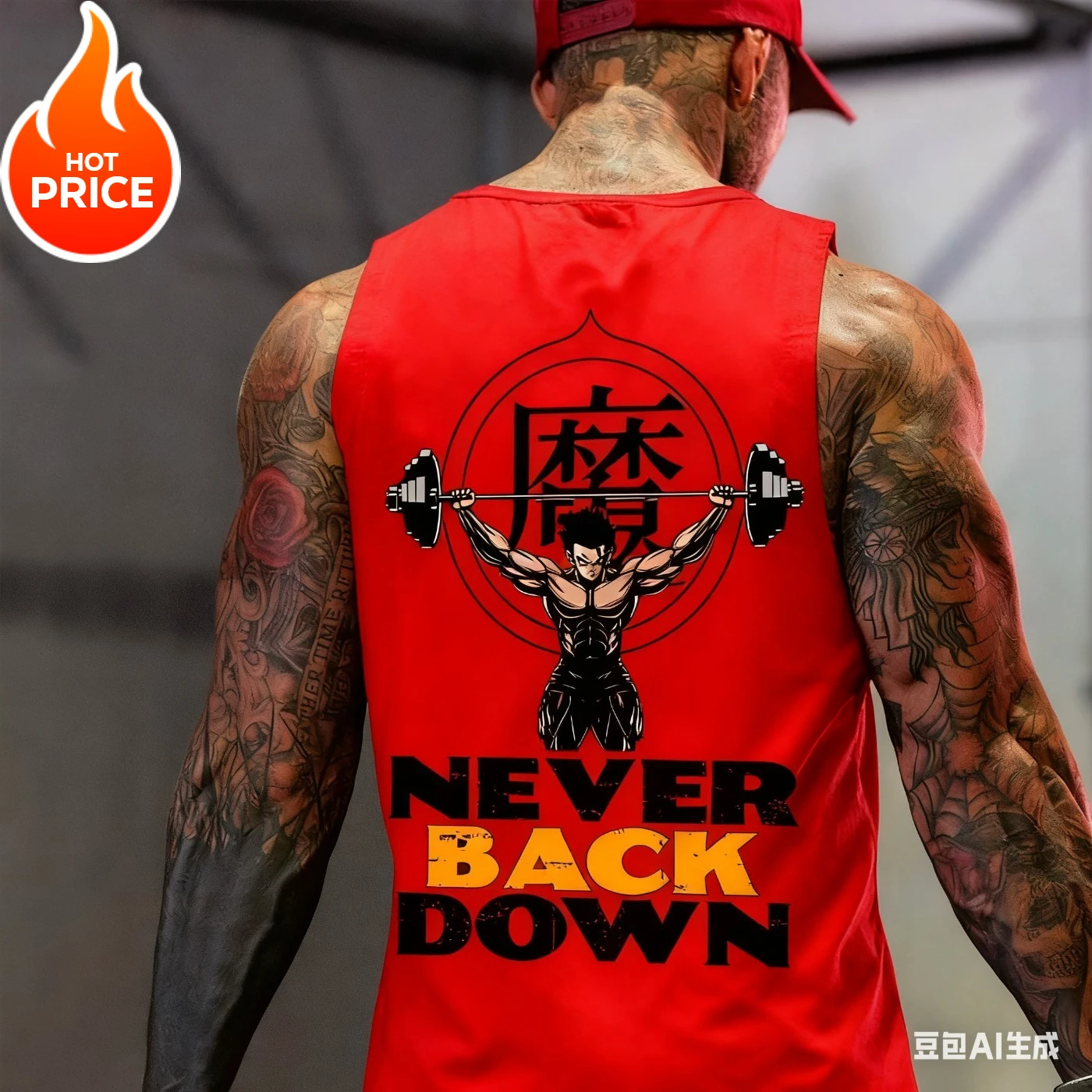 Koszulka bez rękawów na siłownię Dragon Ball Anime Son Gohan Super Saiyan Harajuku Wiosna Lato Casual Sport Fitness Czysta Bawełna