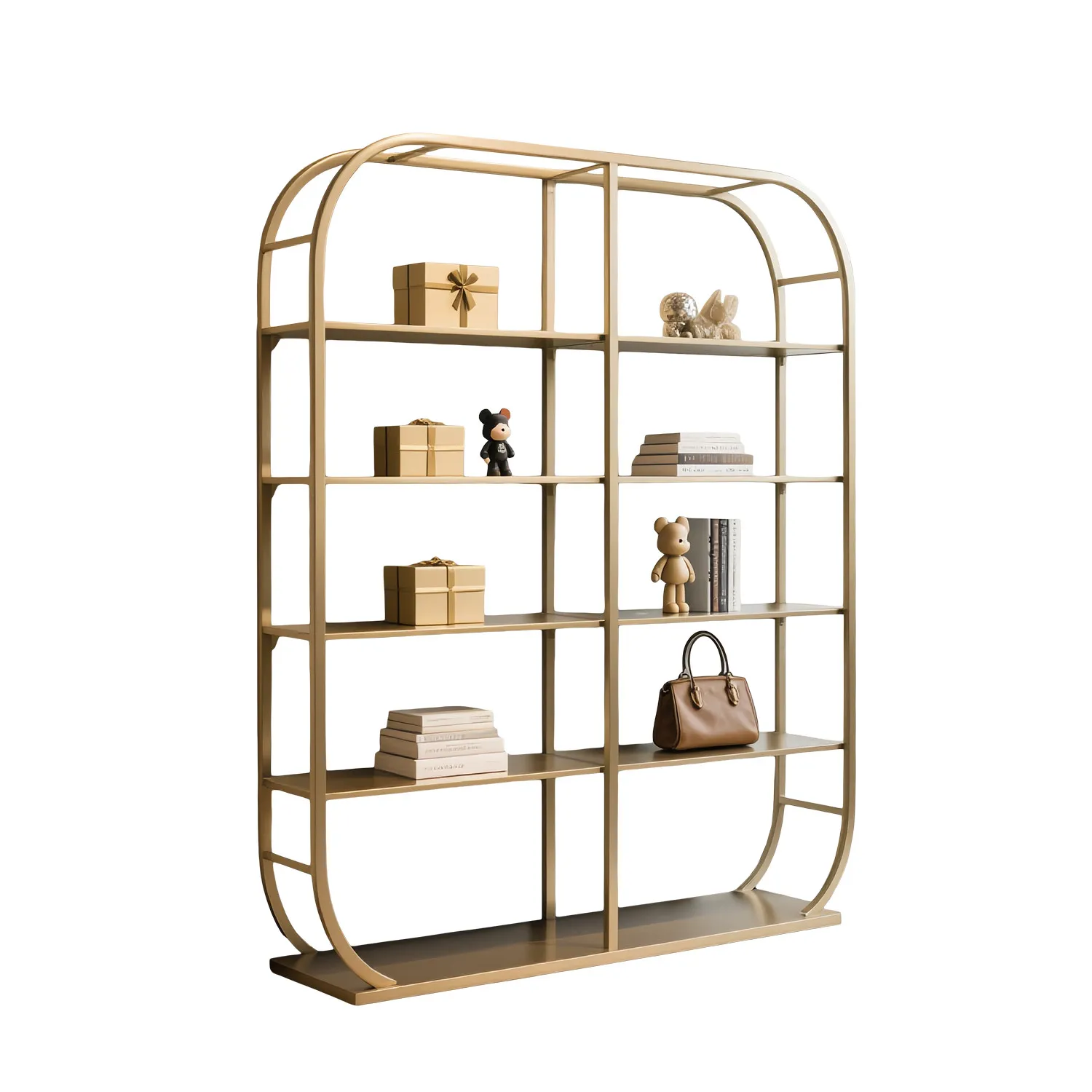 

Creative Floor Display Commercial Shelf Multi-layer Floor Shelf Item Storage Shelf Display Cabinet