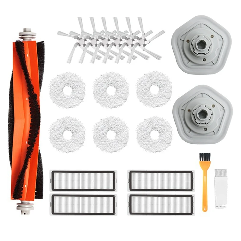 Robô Aspirador Kit Acessórios, Peças do filtro HEPA, Escova lateral principal, Mop Cloth, Pad, Dreame Bot, W10, W10 PRO