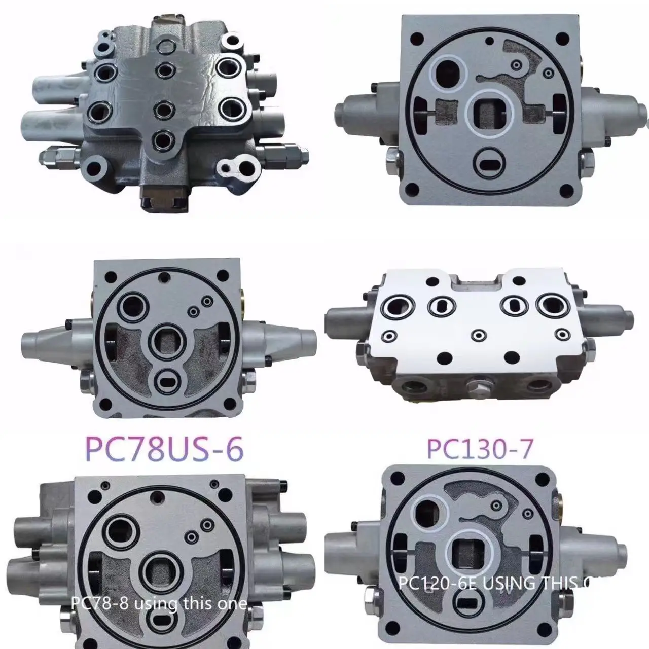 Good Quality PC30 PC60 PC78 PC138 Excavator Control Valve For Breaker Hammer Spare Valve For Excavator