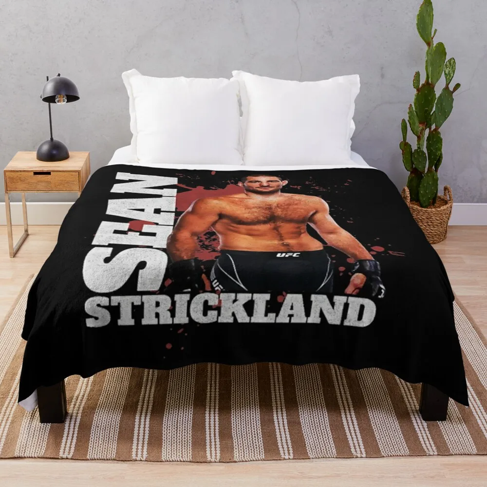 

sean strickland Fighter Throw Blanket fluffy cosplay anime Blankets