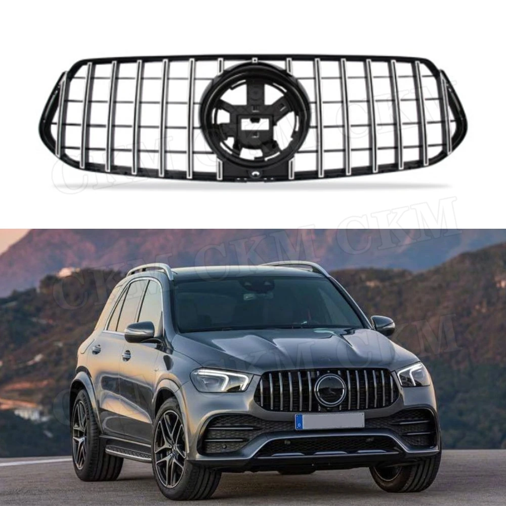 

ABS Material Front Grill For Mercedes Benz GLE Class W167 GLE350 GLE450 GLE53 AMG Sport SUV 2020 Tuning