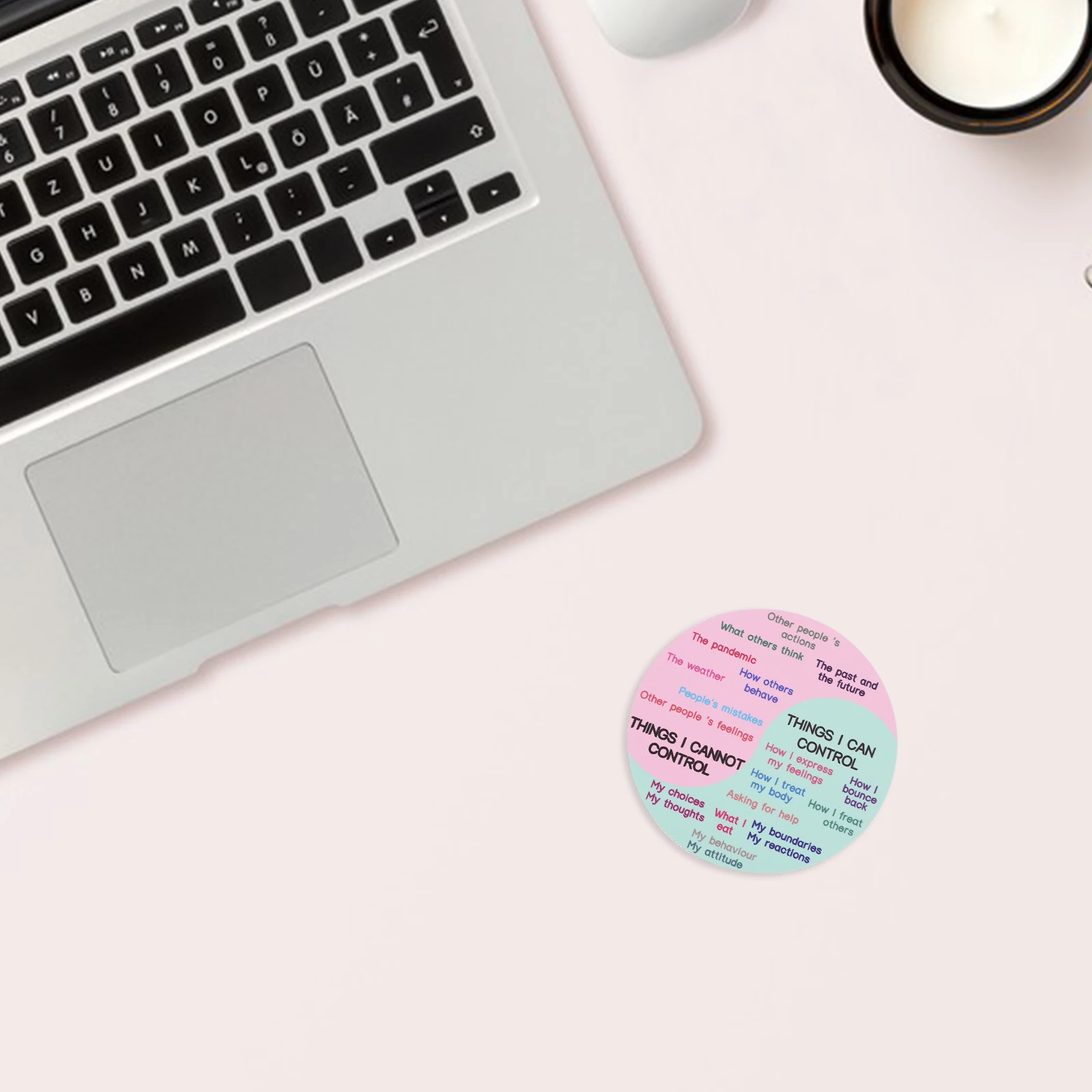 

Emotional Stickers Office Decor Chart Laptop Halloween Emotions Wheel Magnet Pvc Rubber Magnetic