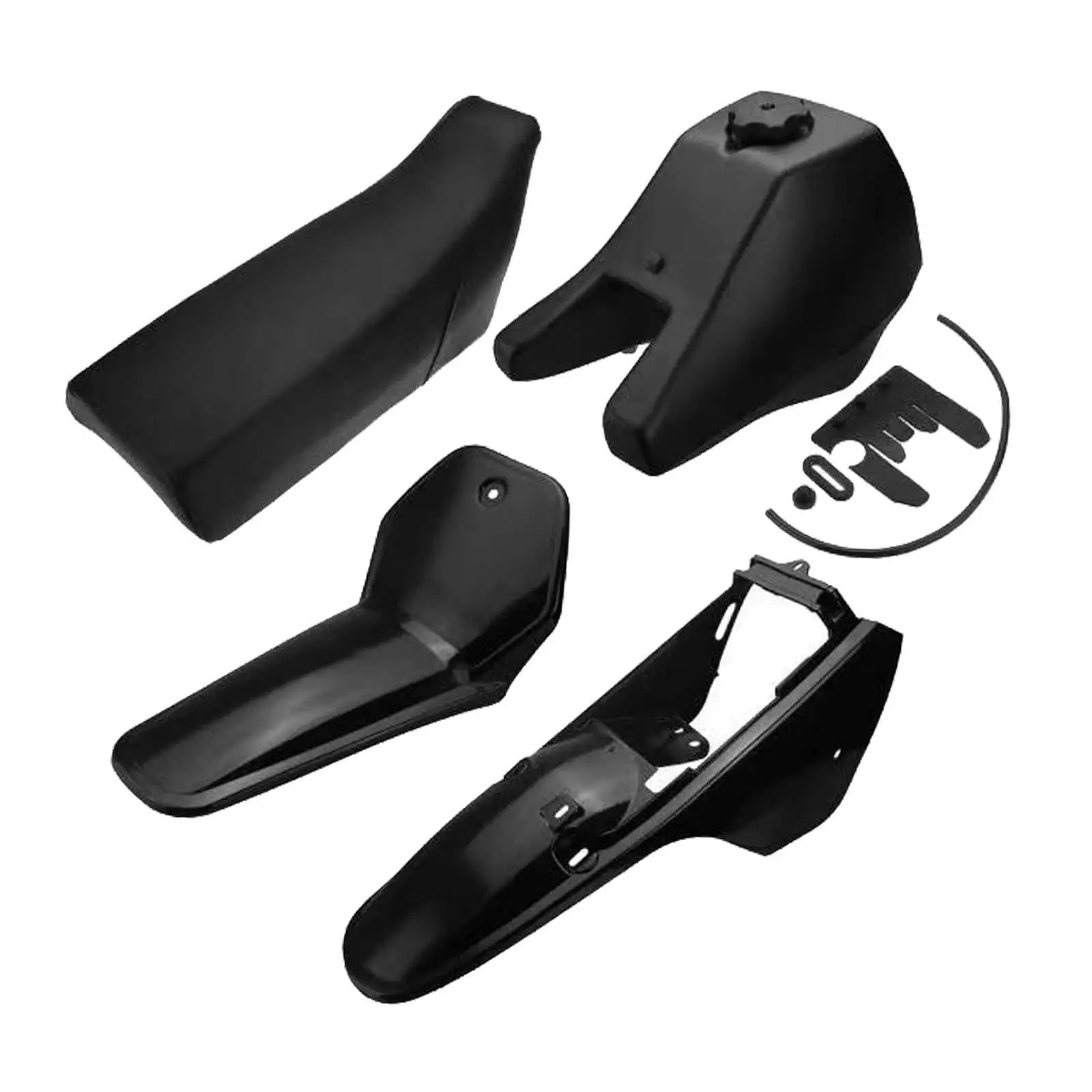 Front Rear Fender Fairing Parts Seat Kit Plastics Kit House Cover Mudguard Replacement Accessories Plastic Fairing Parts