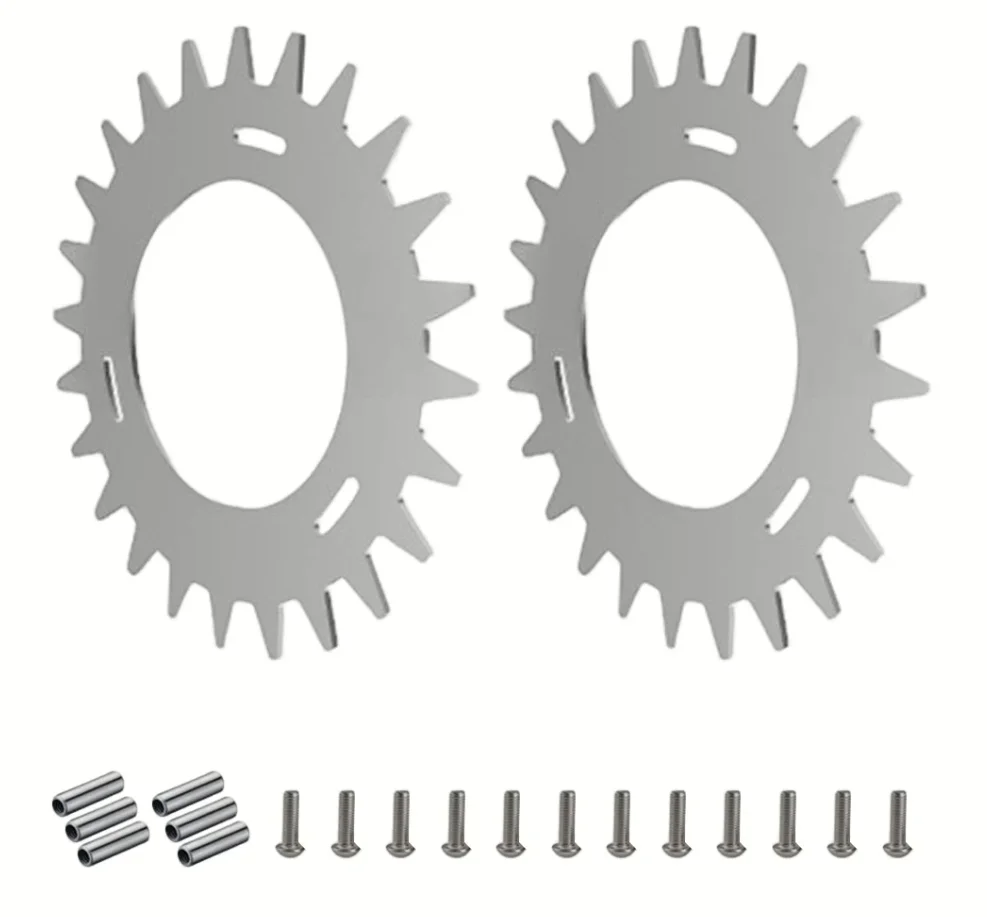 Metalowe kolce antypoślizgowe do kosiarek Segway Navimow serii H Zwiększona stabilność i kompleksowy zestaw instalacyjny