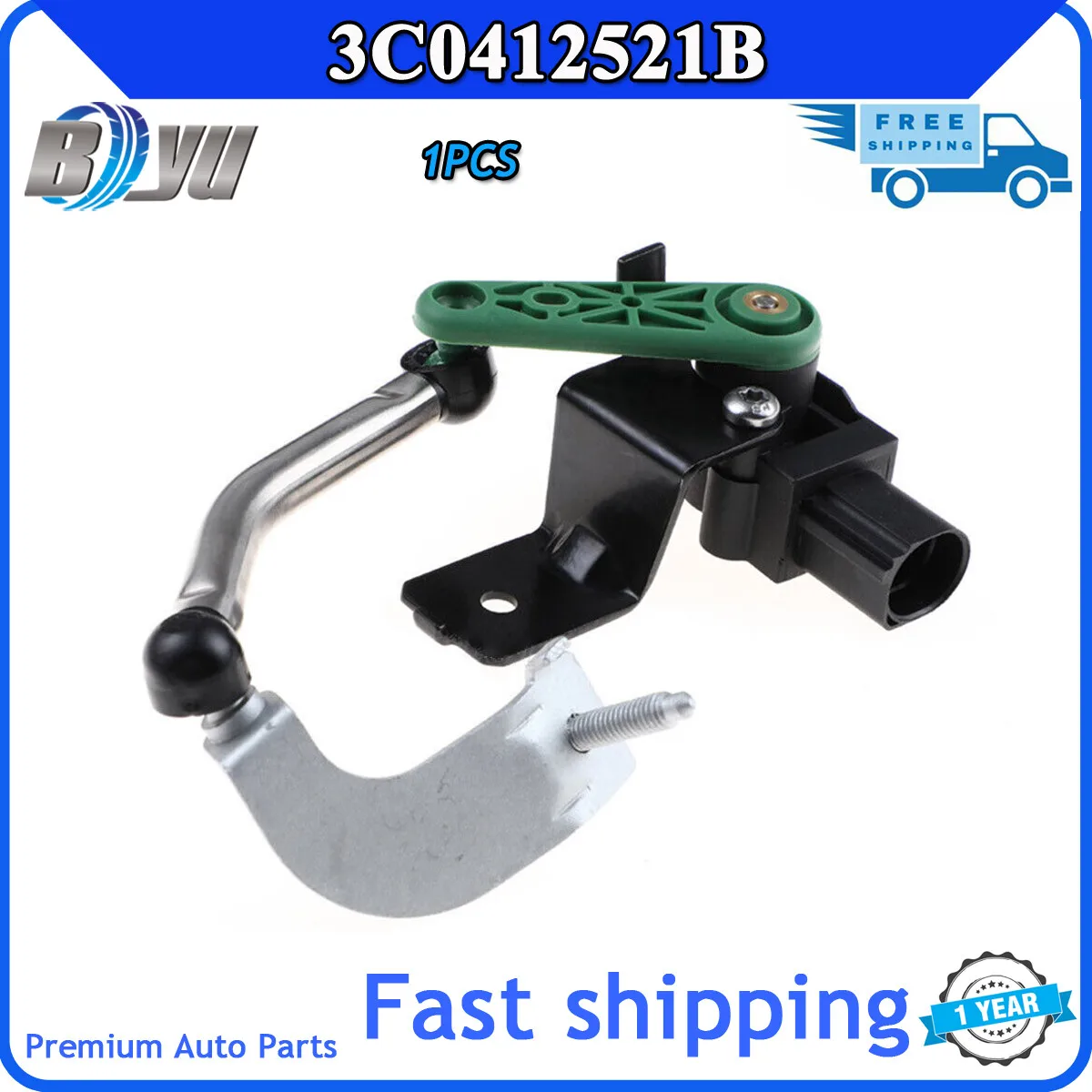 

3C0412521B Front Left Automobile Headlight Level Sensor For Audi Q3 Q3 Quattro Volkswagen Golf Tiguan CC Audi Q3 2009-2018