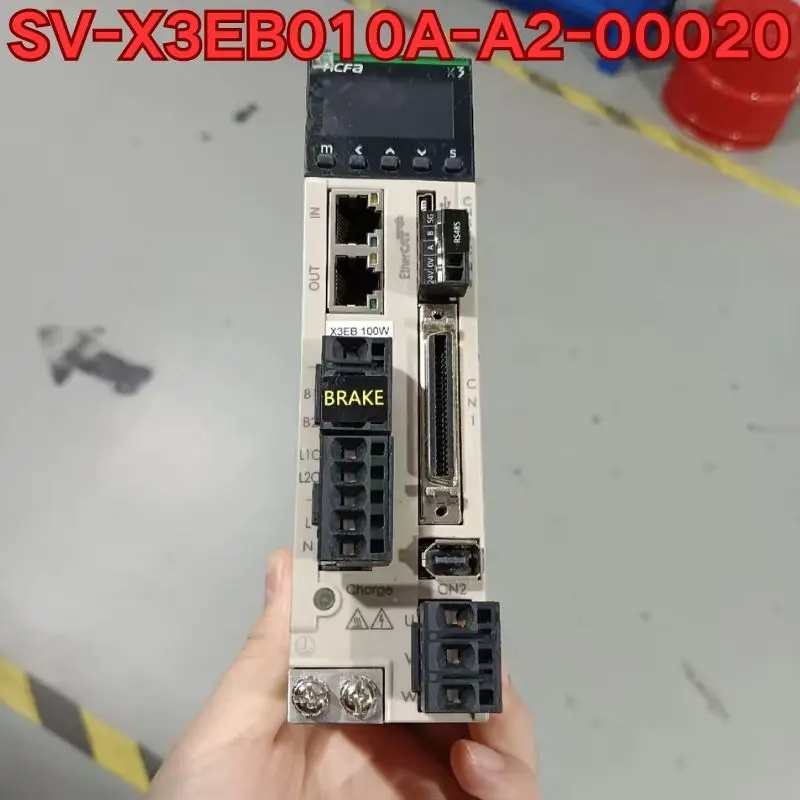 Second-hand SV-X3EB010A-A2-00020 servo drive function test is normal The latest in November 2025