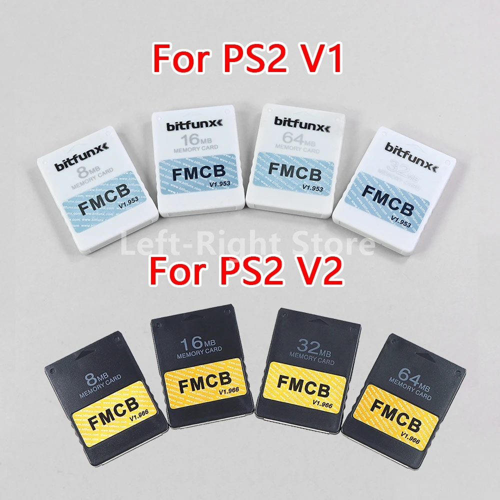 15PCS Free McBoot V1.953 Memory Card FMCB Memory Card 8MB 16MB 32MB 64MB for PlayStation 2 PS2 MCboot V1.966