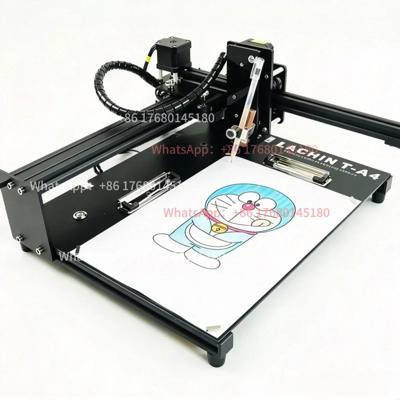 BACHIN Notebook Lettering Cards DIY Drawing machine cnc Hand Writing machine Pen Draw and Write Robot Plotter T-A4