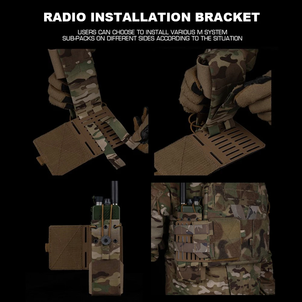 Bolsa colgante MOLLE doble cara para chaleco portaplacas - imagen 4