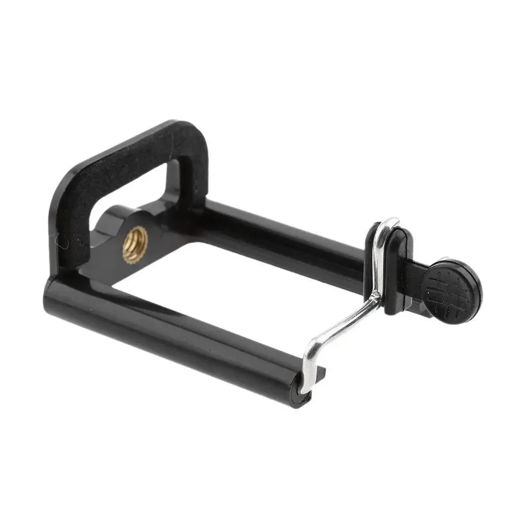 حامل هواتف ذكية موبايل كليب قوس 1/4 ''-20 برغي هول محول ل منصب الكاميرا ل Sefiestick ترايبود ضوء حامل Monopod