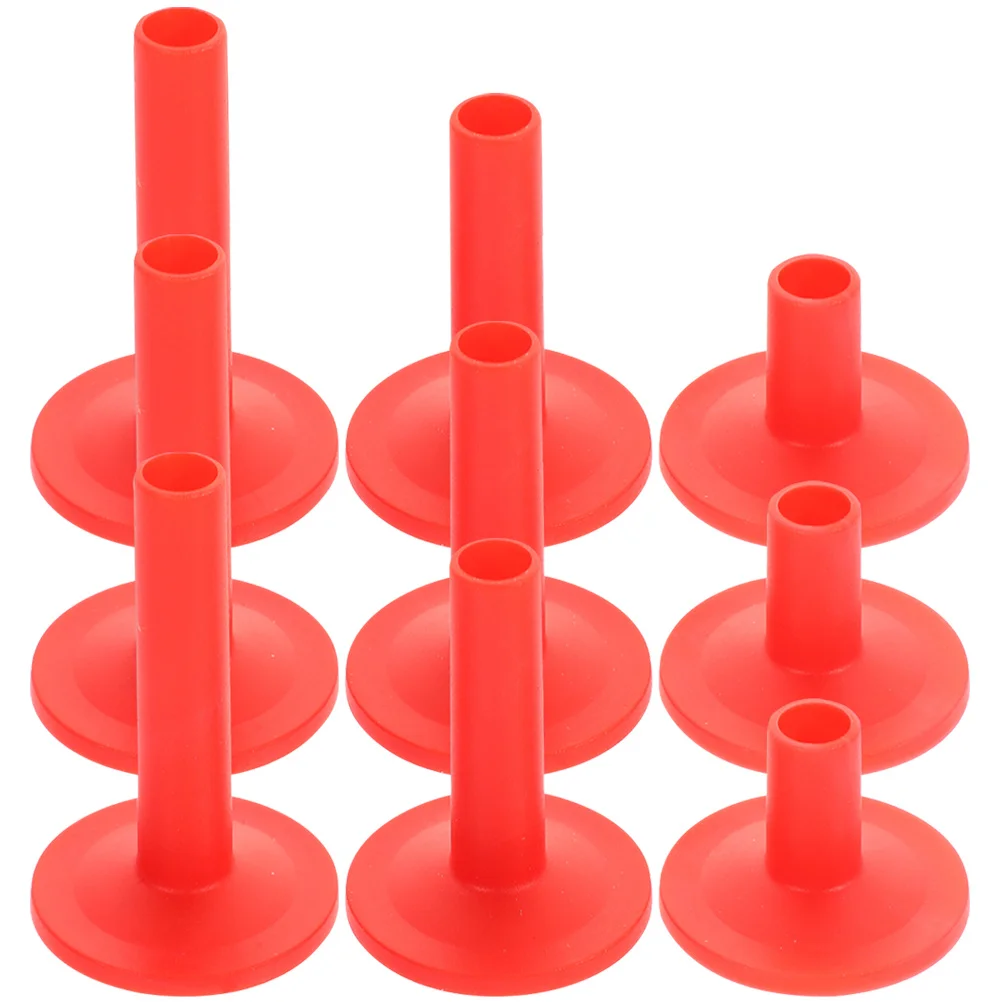 

9pcs Cymbal Sleeves Plastic Percussion Accessories For Drum Kits Cymbal Stands Flange Base Casing Drum Kit Parts Musical