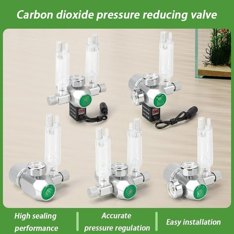 

Декомпрессионный измеритель CO2, манометр Co2, регулятор давления в аквариуме, электромагнитный клапан, мини-счетчик пузырькового контроллера для аквариума