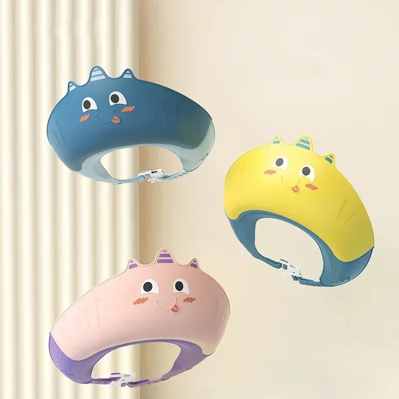 子供用ベビーシャワー用調節可能な洗髪帽子、ソフトキャップ、耳保護、安全な子供用シャンプー、入浴、シャワー、頭部保護カバー