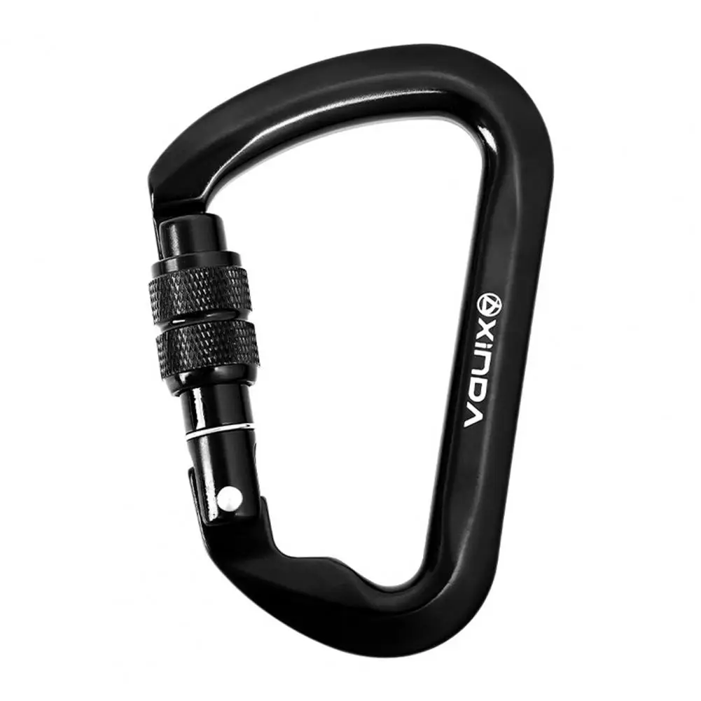 

XINDA Carabiner D-shaped Mountaineering Caving Rock Climbing Carabiner Automatic Rebound Carabiner Outdoor Supplies 카라비너