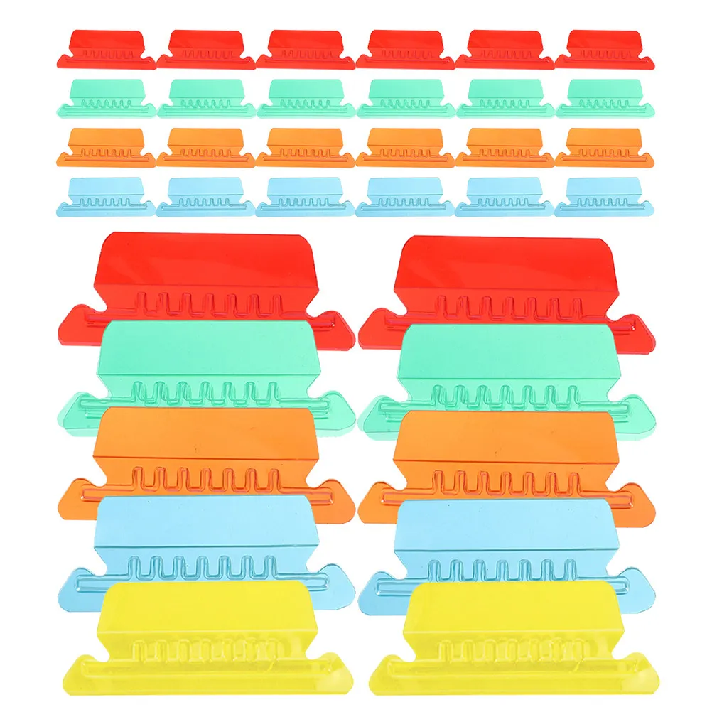50Pcs Colorful Index Tabs for Hanging File Folders Compact Lightweight Smooth Surface Easy to Write Name Labels Office Supplies