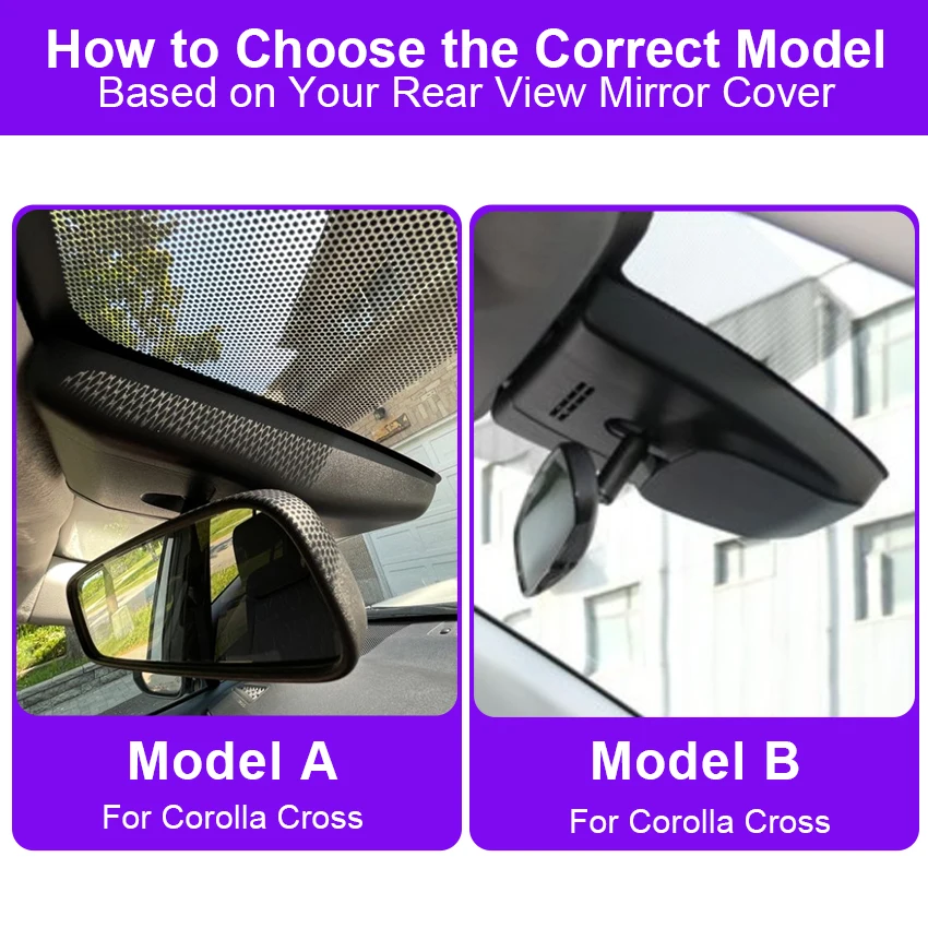 كاميرا داش 4K لسيارة تويوتا كورولا كروس L/LE/XLE/SE/GR Sport، Hybrid LE/XLE 2022-2026، جهاز تسجيل فيديو رقمي للسيارات بنمط OEM مع رؤية ليلية