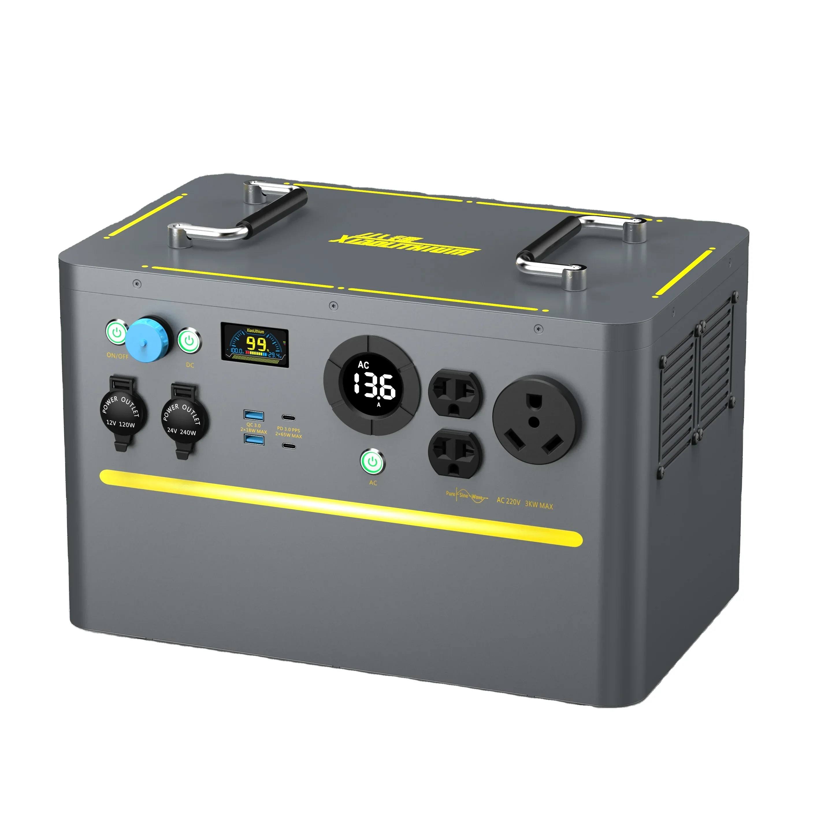 

Bestseller Bestseller 1500W US Version Outdoor Mobile Power Supply Large Capacity UPS Emergency Power Portable Supply Camping M