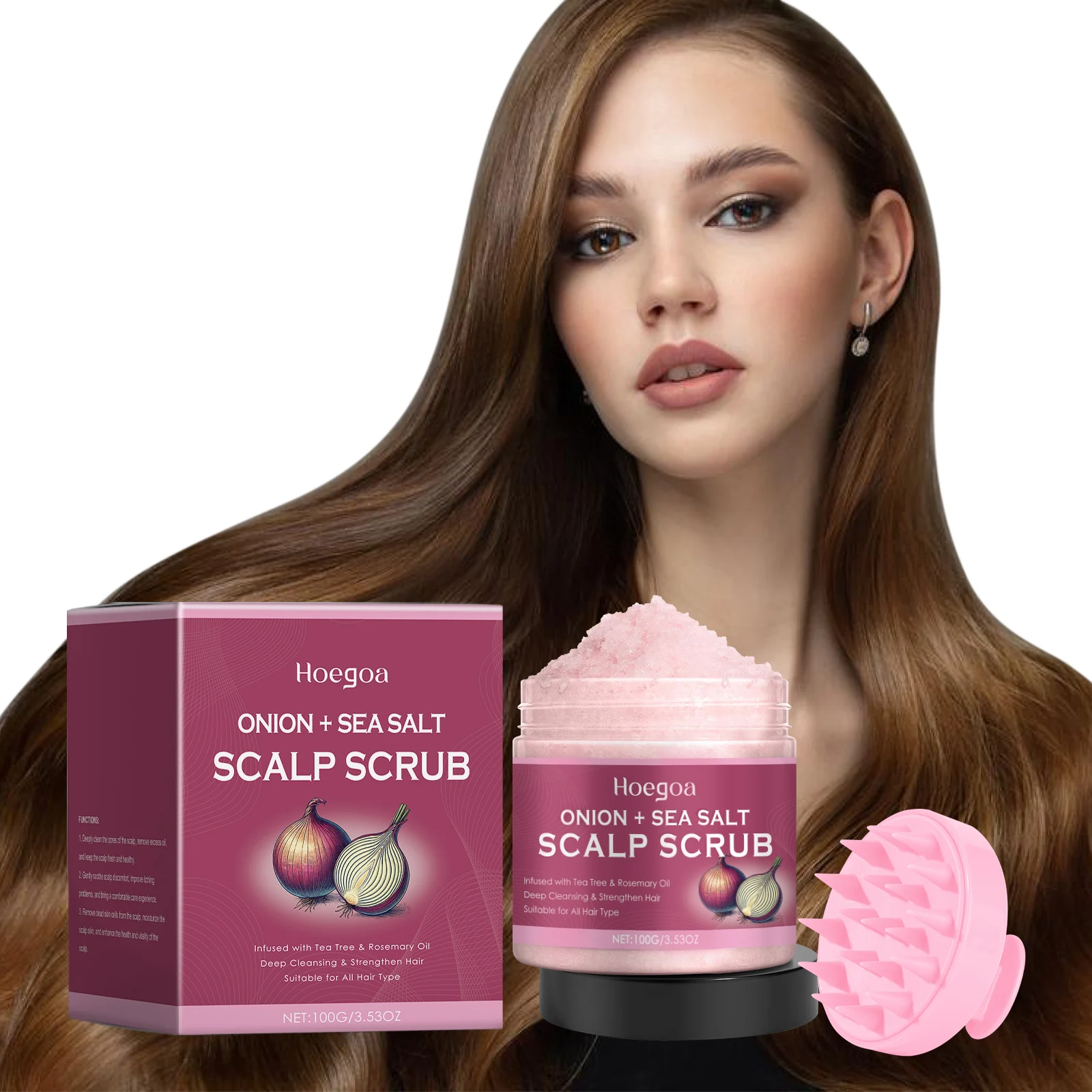 

Deep Cleansing & Oil-Control Scalp Nourishing Scrub Soothes Discomfort Nourishes Moisturizes Scalp Supports Daily Scalp Care