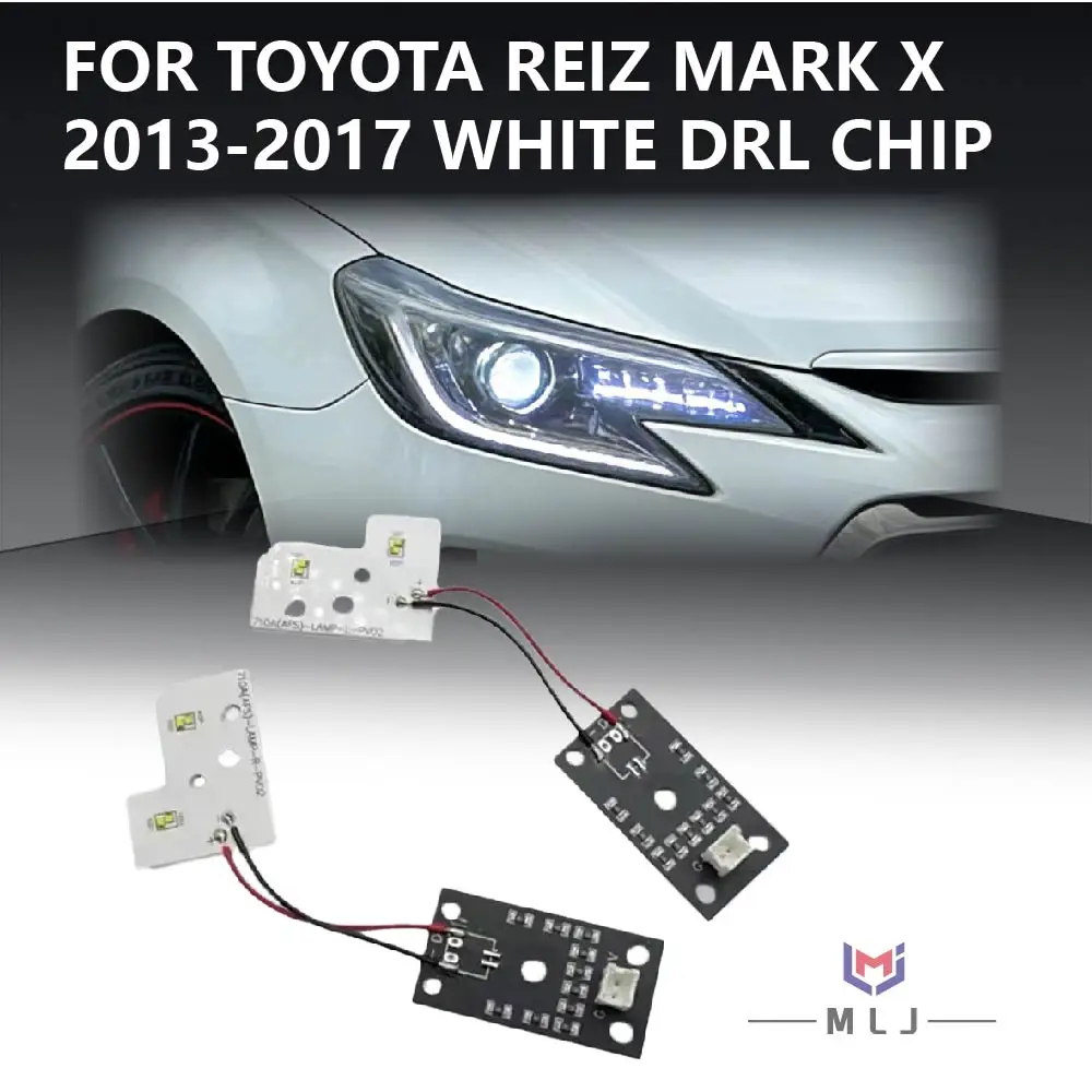 

DRL Chip For Toyota Reiz Mark X 2013-2017 White Headlight DRL Ballast Board Angel Eye Chip Light Source Chip Car Accessories