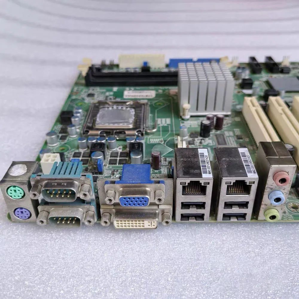 اللوحة الأم الصناعية SYM76949VGGA تدعم 3 فتحات ISA G41 شرائح منافذ الشبكة المزدوجة
