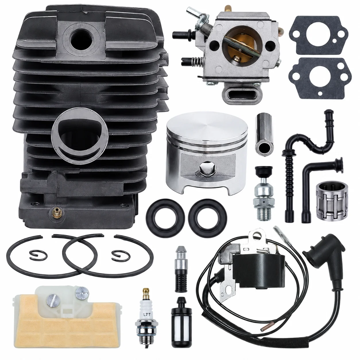 Carburetor Spark Plug Fuel Line Oil Line Oil Seal Needle Bearing Tune Up Kit For Stihl MS390/290/310 029/039 OEM 11270201216