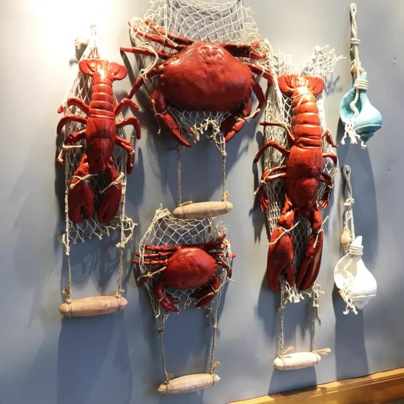 

Resin simulation crab crayfish model pendant