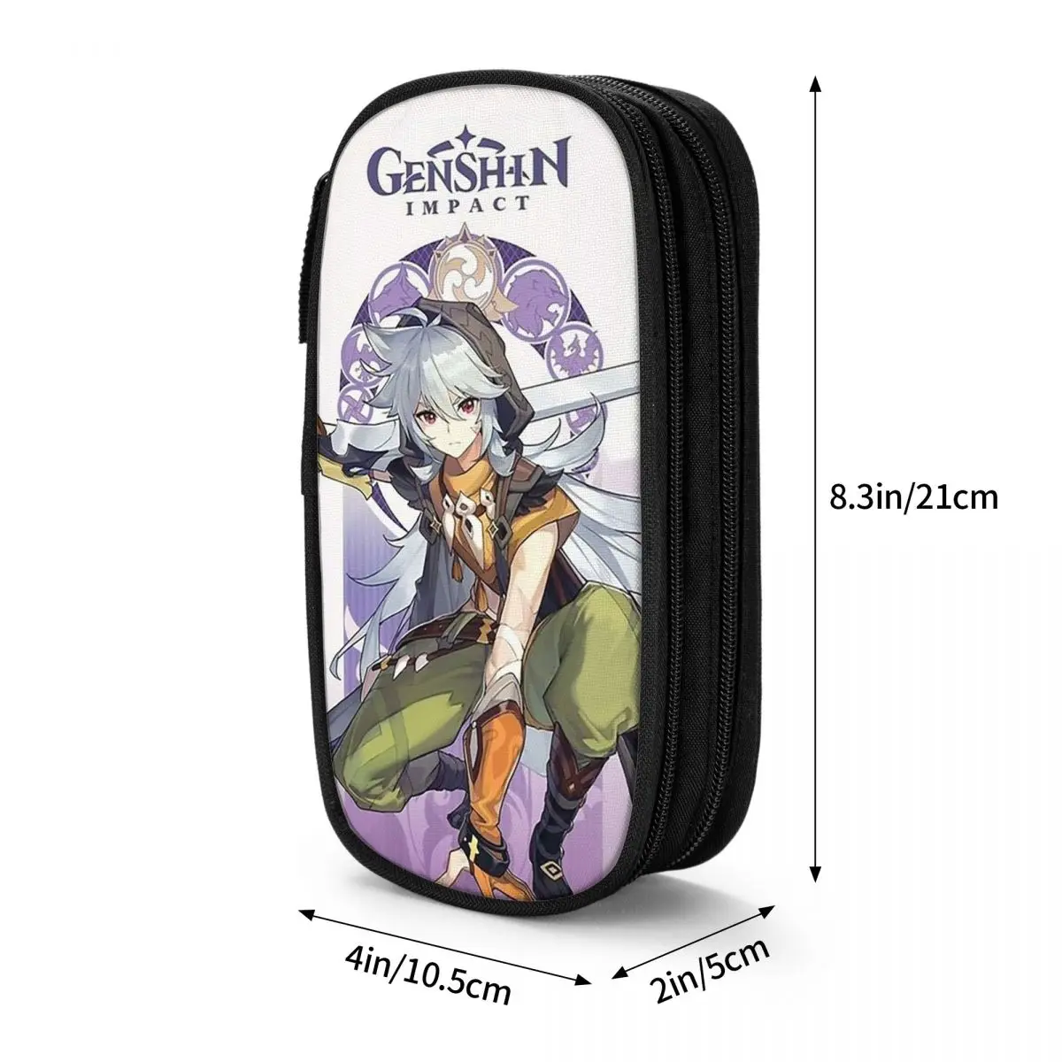 Razor Game Genshin Impact Anime Pencil Case for Studen School Pen Box Pencil Bag Stationery Supplies Pen Holder Bag