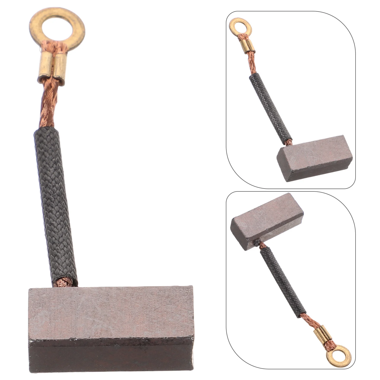 10Pcs Electric Generator Carbon Brush Motor Replacement Water Pump Motor Brush Repair Parts Power Tool Replacement Parts