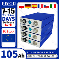 PWOD Lifepo4 Battery 105AH 3.2V Rechargeable Lithium Ion phosphate DIY 12V 24V 48V Solar Cell For Camping Electric Folklifts