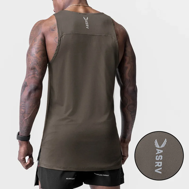 Men\'s Summer Gym Tank Top Man Bodybuilding Sleeveless Shirt Singlets Male Sports Quick Dry Clothing Fitness Workout Running Vest