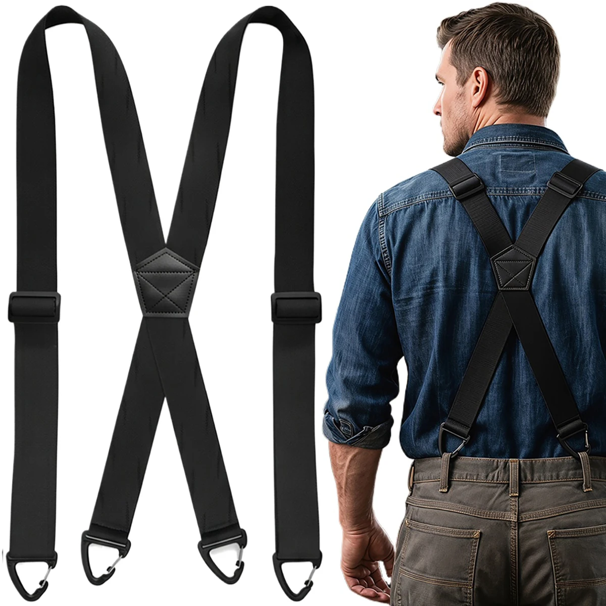 suspensorios-ocultos-para-homens-resistentes-15-polegadas-modelo-x-back-4-ganchos-ajustaveis-elasticos-para-calcas-e-cintos
